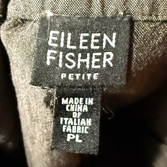 Eileen Fisher Linen Blend Wide Leg High Rise Trousers Pants Lagenlook Vintage - Picture 8 of 10